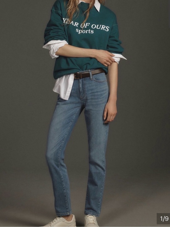 Pilcro Denim - Pilcro slim Boyfriend Jeans in Medium Blue Wash